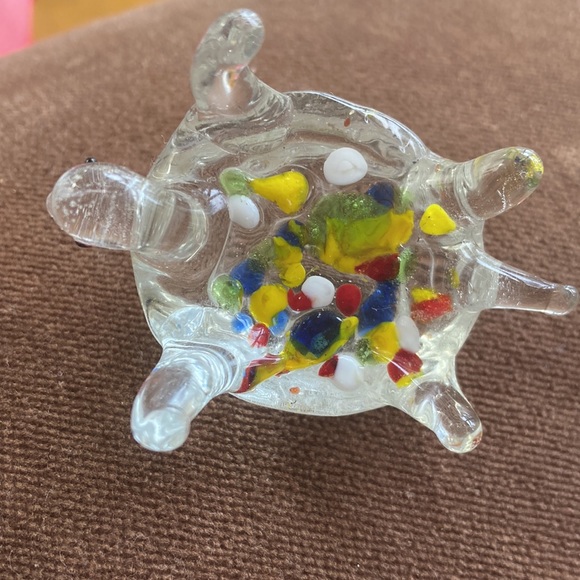 Millefiori glass turtle for terrariums or to collect - Picture 4 of 8